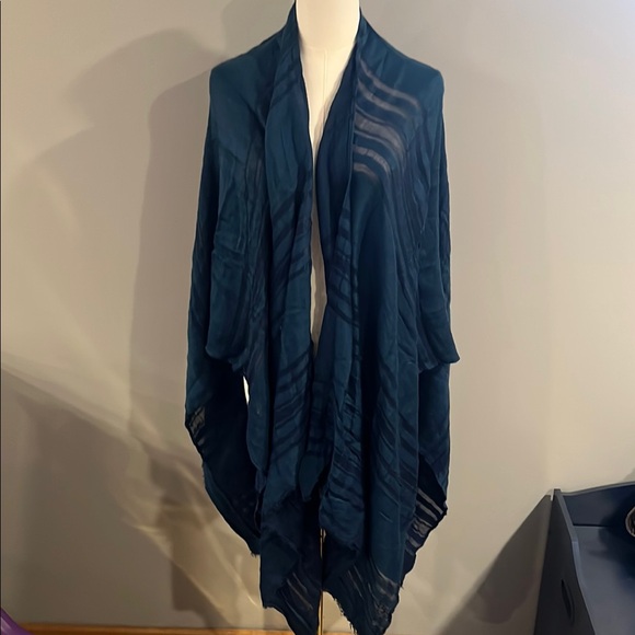 Ralph Lauren Accessories - Ralph Lauren Navy Sheer Shawl